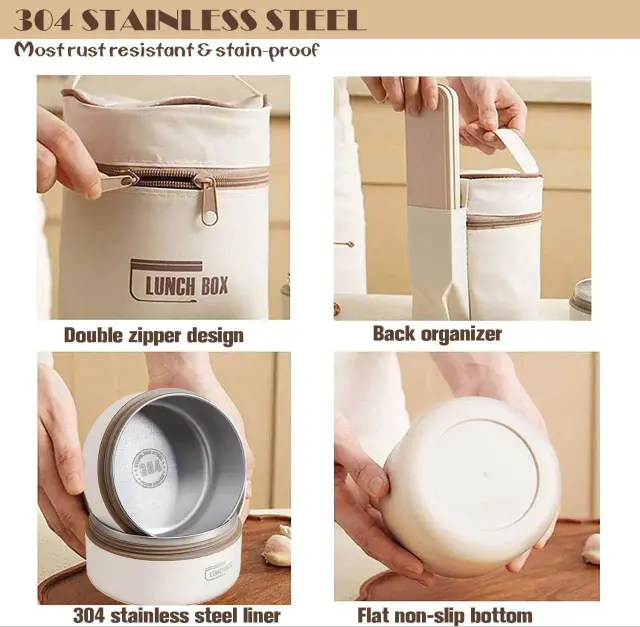 صندوق الغداء الفاخر من إنوكس 304